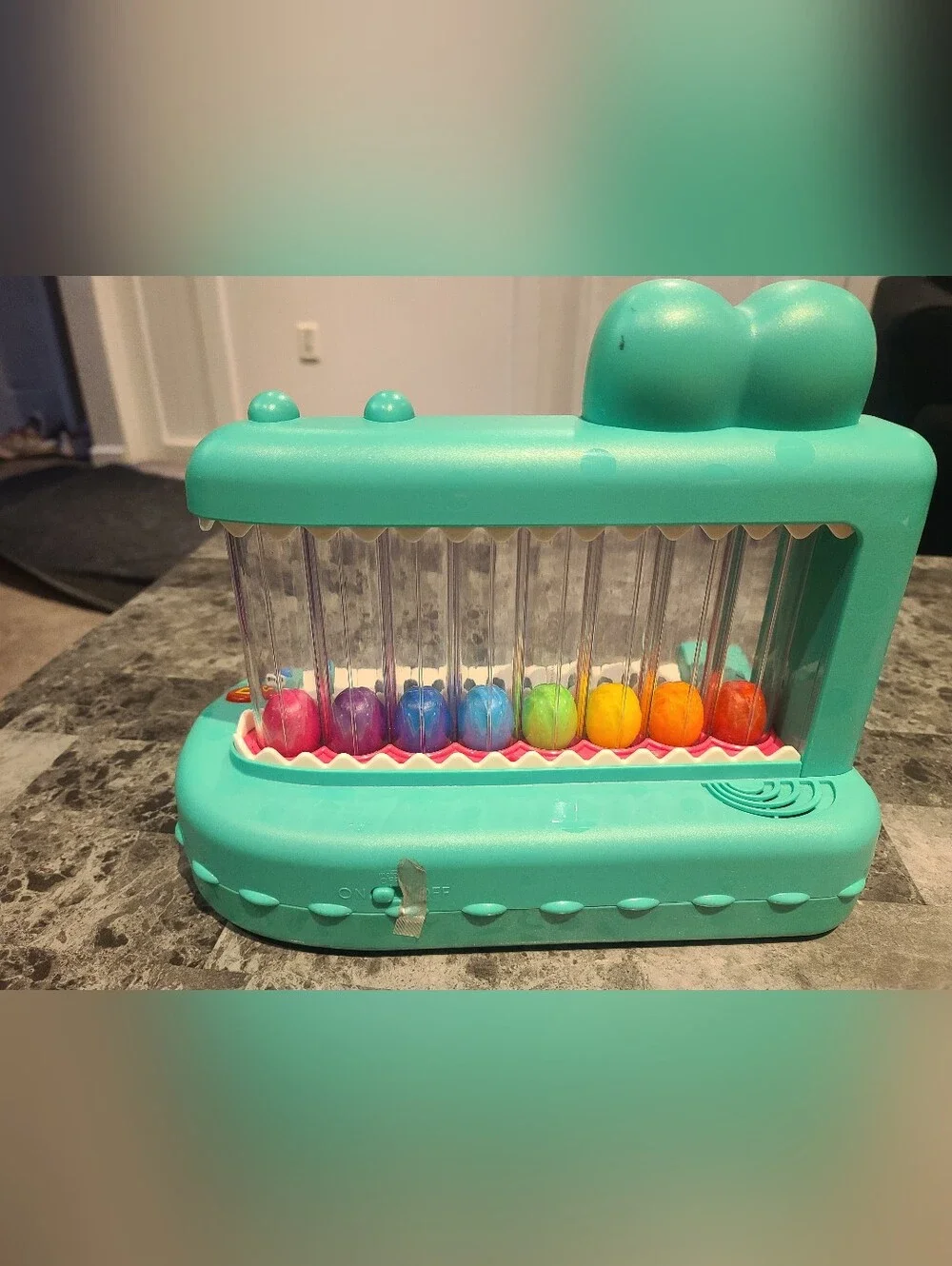 Battat Croco Pop Piano Toy Keyboard with Songs Sounds Lights